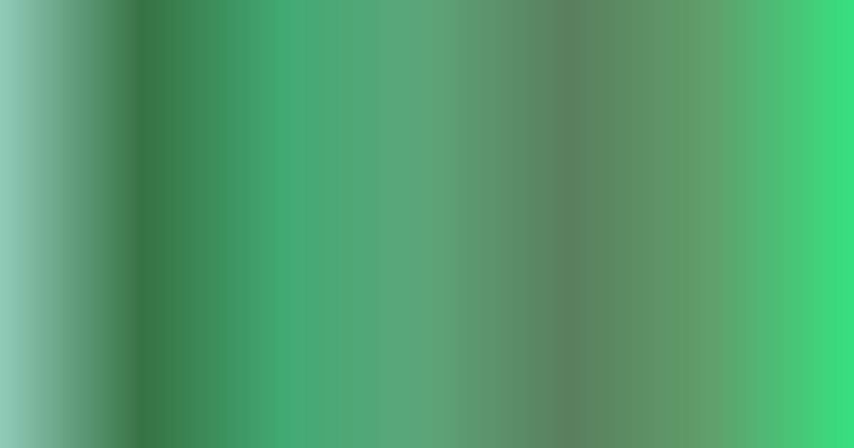 Analogous teal to green color palette