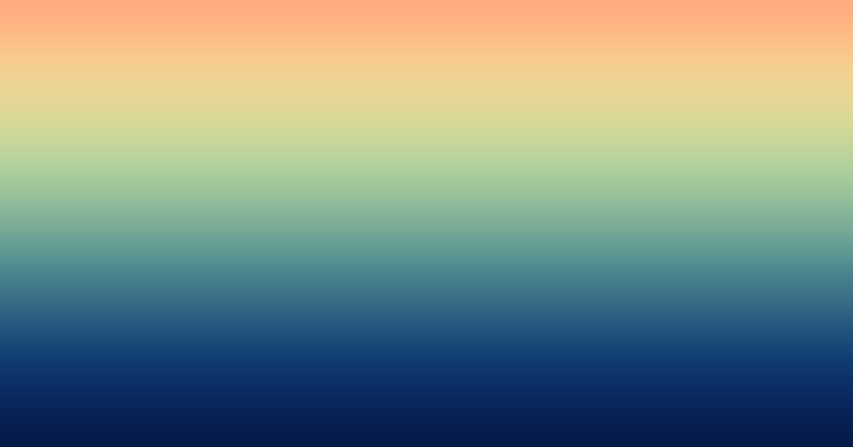 Navy, green, tan and peach color palette