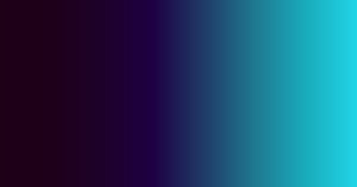 Black, dark purple and light blue color palette