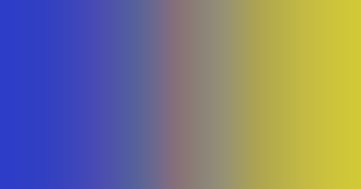 Complementary blue to yellow color palette
